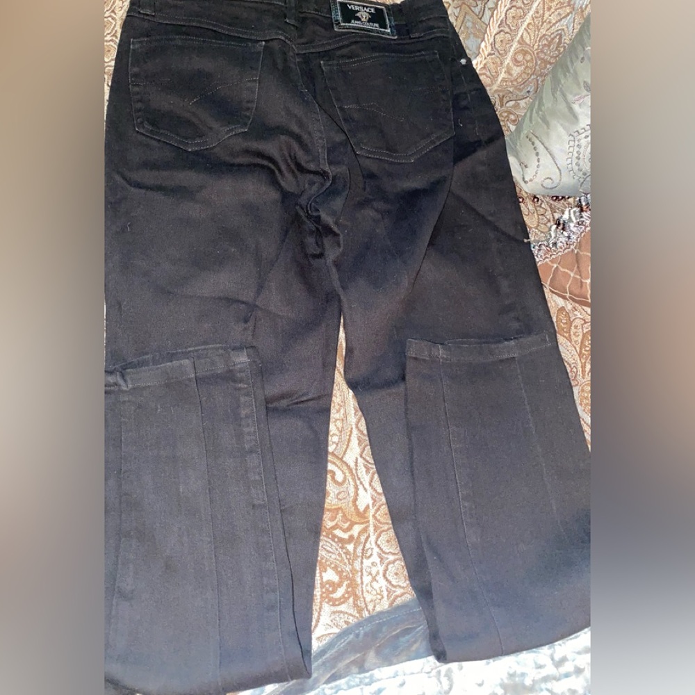 Versace Black straight legged Women's Jeans